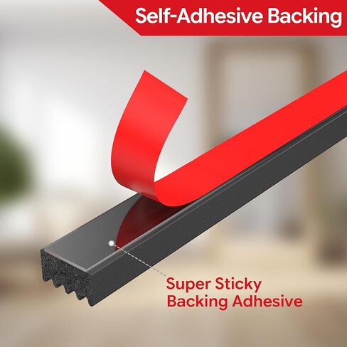 UIOCSSC 26Ft EPDM Rubber Weather Stripping Foam RV Door Seal Self-Adhesive Marine Hatch & RV Door Seal, Automotive Weatherstrip for Enclosed Trailer, Boat, Truck Bed & Home, W:0.625"; H:0.375" in Saudi Arabia