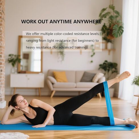 Ortarco Resistance Loop Exercise Bands, Stretch Bands for Working Out Professional Resistance Bands Women or Men in Saudi Arabia