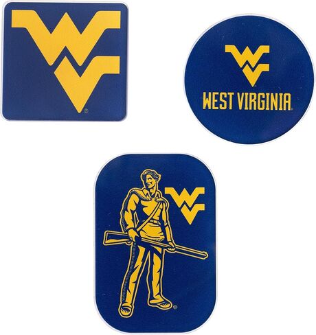 Desert Cactus West Virginia University Acrylic Magnet 3 Pack WVU Mountaineers Decorative Design Officially Licensed (Magnet Set A) in Saudi Arabia