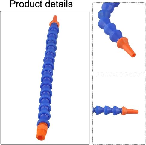 Water Oil Coolant Hose, Blue Adjustable Coolant Hose External Thread High Temp Resistant Non-Conductive((Flat Nozzle)) in Saudi Arabia