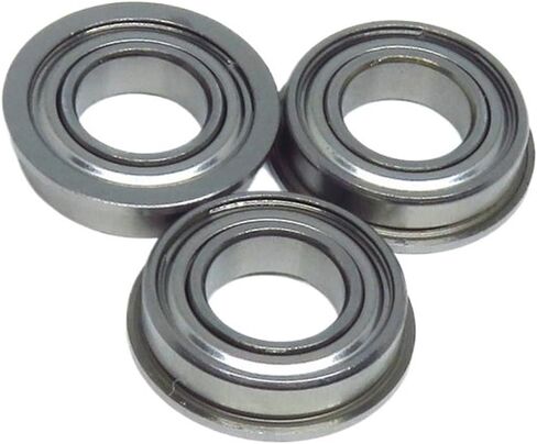 10 قطع SF6800 ZZ 10x19x5mm الفولاذ المقاوم للصدأ شفة الكرات 6800 61800 F6800 F61800 Z مصغرة شفة محامل in Kuwait