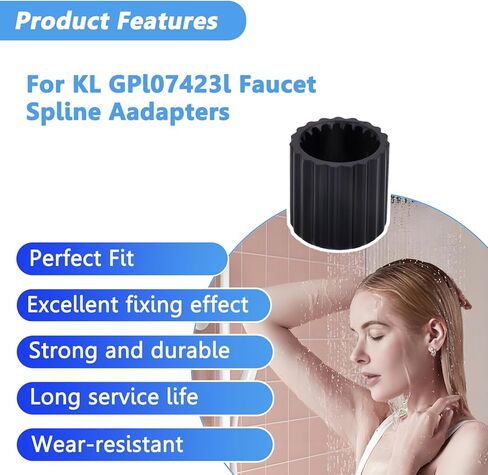 GP1074231 Fit for KL Faucet Spline Aadapter, Compatible with GP77005-RP GP70006-RP GP1092203 GP1092204 CARTRIDGE, 6 Pcs in Saudi Arabia