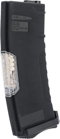Evike Airsoft - BAMF GEN2 Polymer 450rd Hi-Cap Flash Mag for M4-Style Series Airsoft AEGs (Model: Black / 3 Pack) in Saudi Arabia