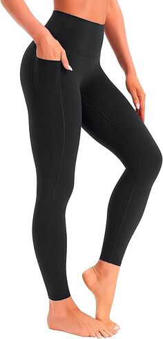 Leggings with Pockets for Women – High Waisted, Tummy Control, Buttery Soft Yoga Pants in Saudi Arabia