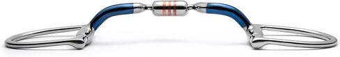 Hunter D-Ring Snaffle with Capsule Copper Roller - Sweet Iron Mouthpiece 10mm - Fixed Dee Ring, English Riding Horse Bit for Hunters, Jumpers & Young Horses in Saudi Arabia
