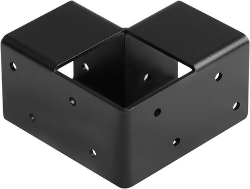 2 PCS 2"x2" Square Tubing Connector, Heavy-Duty 3-Way L Elbow Tube Fittings Fence Rail Clamp, 3/32" Thickness in Saudi Arabia