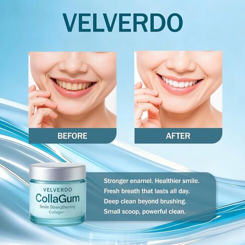 Collagen Tooth Powder, Collagen Toothpaste Care Powder Protect Gum，Protect Gum Care and Your Teeth. in Saudi Arabia