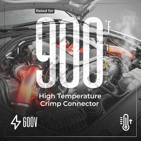 100 قطعة من موصلات Sherco-Auto غير المعزولة بمقياس 22-18 AWG - طرف سلك مسمار 1/4 بوصة - مسننات من النحاس النقي والأخاديد على شكل حرف V للتجعيد القوي ومقاومة التآكل - صنع في الولايات المتحدة الأمريكية in Saudi Arabia