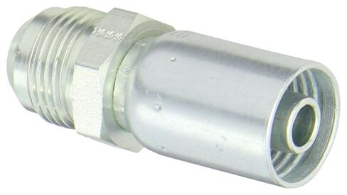 EATON Weatherhead Coll-O-Crimp 08U-512 تركيب صلب للذكور، SAE 37 درجة، فولاذ منخفض الكربون، معرف خرطوم 1/2 بوصة، حجم الأنبوب 3/4 بوصة in Saudi Arabia
