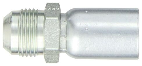 EATON Weatherhead Coll-O-Crimp 08U-512 تركيب صلب للذكور، SAE 37 درجة، فولاذ منخفض الكربون، معرف خرطوم 1/2 بوصة، حجم الأنبوب 3/4 بوصة in Saudi Arabia