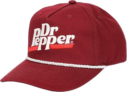 Dr Pepper Classic Logo Maroon Grandpa Cap in Saudi Arabia