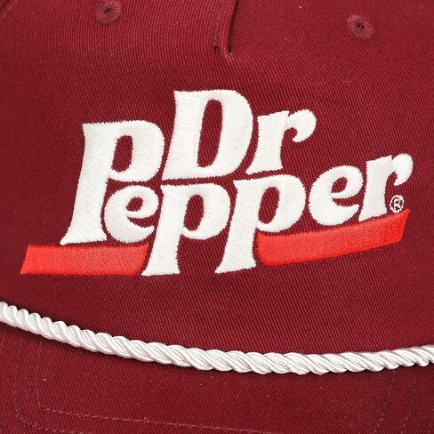 Dr Pepper Classic Logo Maroon Grandpa Cap in Saudi Arabia