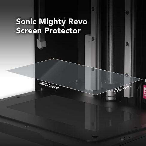 واقي شاشة LCD مقاس 10.1 بوصة لطابعة Phrozen ثلاثية الأبعاد لـ Sonic Mighty Revo، مقاس L223 x W126 ملم in Saudi Arabia