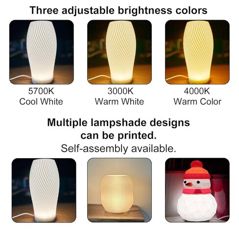 طقم مصابيح LED 3 قطع 001، 3 ألوان قابلة للتعديل 5 فولت تعمل بالطاقة USB لإضاءة Bambu Lab H2D/X1/P1P/A1 Mini Makerworld وAnycubic Makeronline 3D الطابعات المضيئة DIY in Kuwait