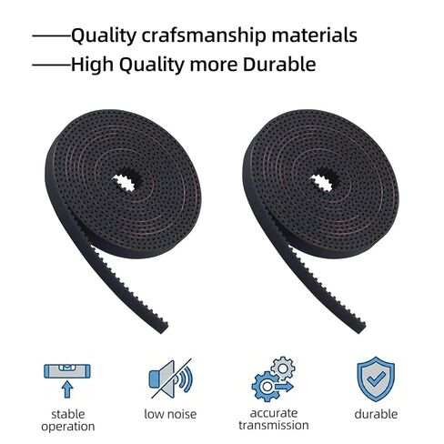 FYSETC Replacement Belt for Anycubiic Kobra S1C: X Y Axis Timing Belt Kit 2mm Teeth 6mm Width Strong Rubber for 3D Printer S1 Combo Parts in Saudi Arabia