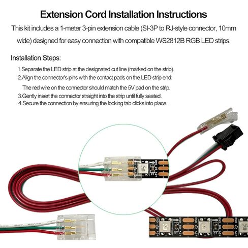 WS2812B RGB LED Strip Light Bundle-ZH037 1M/3.28FT APP Control for Bambu Lab X1/P1P/P2S/H2D 3D Printer Accessories MakerWorld Models Lamp 60 LEDs Ideal DIY 3D Print in Saudi Arabia