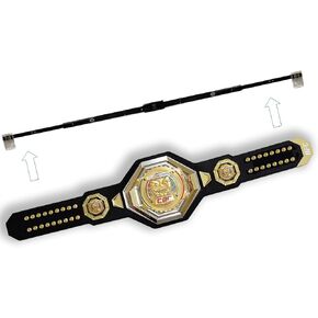 حامل حزام WWE على الحائط - حقيبة عرض حزام بطولة المصارعة وحامل - منظم عالي التحمل مثبت على الحائط لأحزمة WWE - سهل التركيب in Kuwait