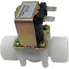 G3/4 Plastic Electromagnetic Valve 12V 24V 220V Solenoid Valve Water Diverter Device Normally Closed Type PP Pressure Switch(220VAC) in Kuwait