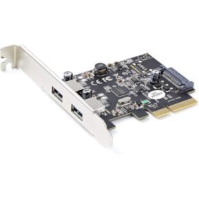 ستارتيك. بطاقة بمنفذ USB 3.2 الجيل 2×1 (10 جيجابايت في الثانية) من كوم - بطاقة تحكم مضيف بي سي اي اكسبرس 3.0 × 4 - بطاقة محول اضافي بمنفذ USB نوع سي - بطاقة توسيع USB C (PEXUSB312C3) in Kuwait