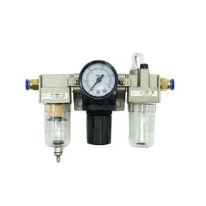 AC2000-02 1/4 Inch Pressure Regulator Gauge Air Compressor Filter Oil Moisture Separator for Water Filter Dehumidifier(with 6mm Fitting) in Saudi Arabia