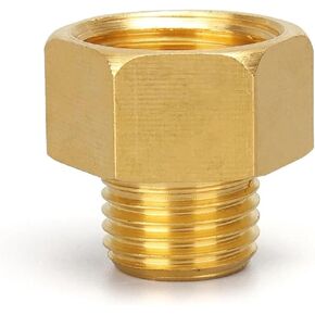 1/8 "1/4" 3/8 "1/2" ذكر إلى أنثى الموضوع موصلات الأنابيب النحاسية النحاس المقرنة محول الخيوط المناسب (02 To14x1.5) in Kuwait