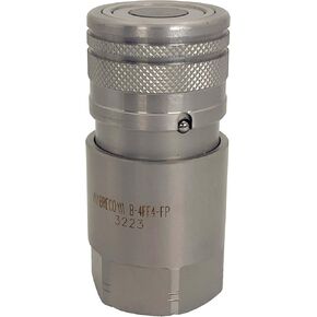 Breco B-4FF4-FP، سلسلة FF، واجهة فلوشف، 1/2 بوصة هيكل مشترك × 1/2 بوصة أنثى ملولبة NPT (فولاذ) in Kuwait