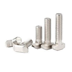 Metric M5 x 16mm Thread T Slot,Drop-in Bolt T-Bolt,Hammer Head Bolt,T Screw Stud for 2020 Series Standard 6mm T-Slot Aluminum Extrusion Profile,Carbon Steel Nickel Plated (2020 Series,20Pcs) in Saudi Arabia