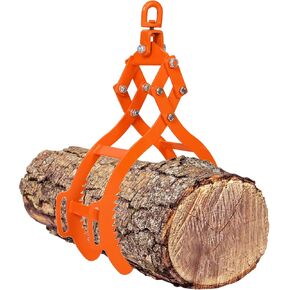28inch Log Tongs, Log Grapple for Logging Tongs, Swivel Steel Skidding Tongs, 4 Claw Timber Claw Hook Eagle Claws Design Log Lifting Tongs for for Tractors, ATVs, Trucks, Forklifts 2700LBS Capacity in Saudi Arabia