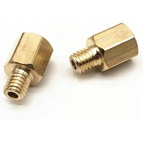 1 قطعة M10x1mm-M8x1mm أنثى إلى ذكر مستقيم النحاس مفاصل توصيل الانابيب IHNIEAEW in Kuwait
