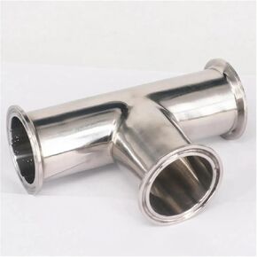 Fit Tube O.D 45mm 2" Tri Clamp Ferrule O.D 64mm 304 Stainless Steel Tee 3 Ways Ferrule Fitting IHNIEAEW in Saudi Arabia