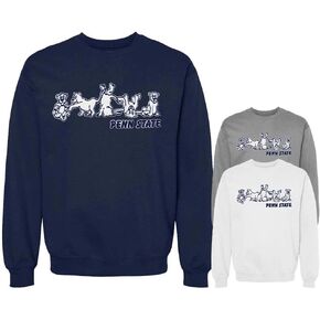 The Family Clothesline Penn State Officially Licensed Tumbling Lions Crew Sweatshirt in Kuwait