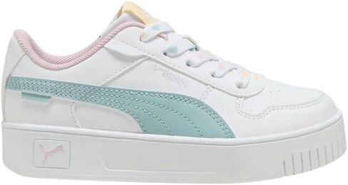 PUMA Kids Girls Carina Street Lacey Lace Up Sneakers Shoes Casual - White in Saudi Arabia