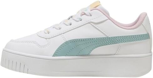 PUMA Kids Girls Carina Street Lacey Lace Up Sneakers Shoes Casual - White in Saudi Arabia