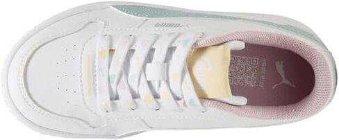 PUMA Kids Girls Carina Street Lacey Lace Up Sneakers Shoes Casual - White in Saudi Arabia