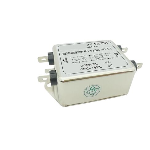 RV430D-10A تيار مستمر ثنائي القسم مرشح الطاقة المحسن 12 فولت 24 فولت 36 فولت 48 فولت 64 فولت 110 فولت 220 فولت تيار مستمر in Saudi Arabia