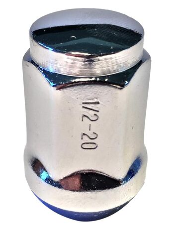 10 1/2" Lug Nuts Chrome Acorn Bulge Wheel Nut Closed End Lugnuts 1/2x20 c in Saudi Arabia