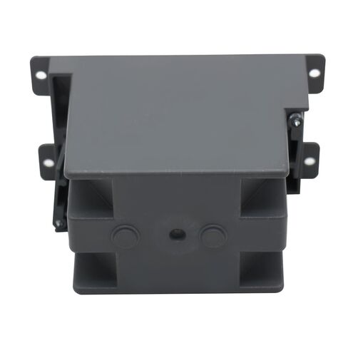 1-Gang Old Work Electrical Outlet Box, Plastic Junction Box for Switches,14Cu in Outlet Box,for Home Improvement, AWG Standard,ETL Listed and Fire Rated for 2 Hours(1 Pack). in Saudi Arabia