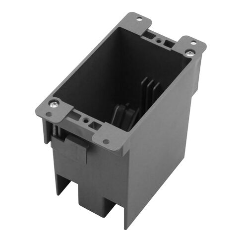 1-Gang Old Work Electrical Outlet Box, Plastic Junction Box for Switches,14Cu in Outlet Box,for Home Improvement, AWG Standard,ETL Listed and Fire Rated for 2 Hours(1 Pack). in Saudi Arabia
