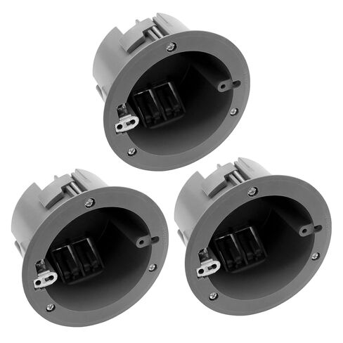 1-Gang Old Work Electrical Outlet Box, Plastic Junction Box for Switches,14Cu in Outlet Box,for Home Improvement, AWG Standard,ETL Listed and Fire Rated for 2 Hours(1 Pack). in Saudi Arabia