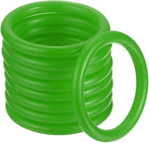 M METERXITY 12 Pack Carnival Toss Rings - Plastic Round Throw Hoops, Apply to Parties/Interactive Games (1.57-Inch, Green) in Saudi Arabia