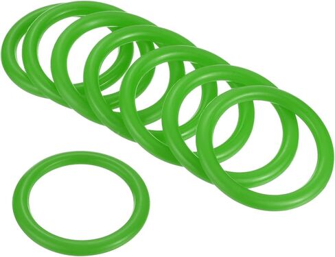 M METERXITY 12 Pack Carnival Toss Rings - Plastic Round Throw Hoops, Apply to Parties/Interactive Games (1.57-Inch, Green) in Saudi Arabia
