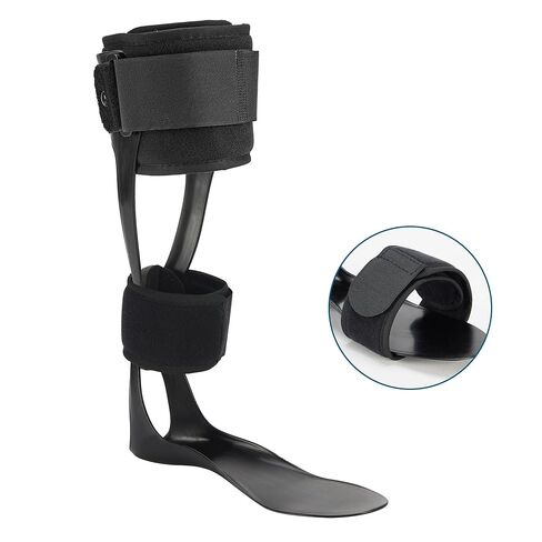 Jewlri AFO Drop Foot Brace, Drop Foot Stabilizer, AFO Support for Walking, Lightweight, Trimmable, Polyethylene, fits Most Shoes Easily (Right, Large) in Saudi Arabia