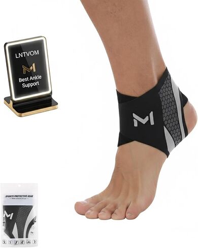 Ankle Brace Compression Support Stabilizer Lace-Up Sports Basketball Sprain Recovery Men Women Adjustable Foot Ankle Orthopedic Grade Tendonitis Protection in Saudi Arabia