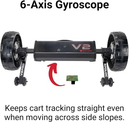 Alphard Club Booster V2Pro – Convert Your Push Cart into a Motorized, Electric Remote-Controlled Golf Caddie - New 2025 V2Pro with Permanently Attached Wheelie Bars in Saudi Arabia