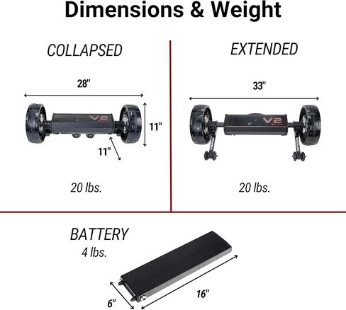 Alphard Club Booster V2Pro – Convert Your Push Cart into a Motorized, Electric Remote-Controlled Golf Caddie - New 2025 V2Pro with Permanently Attached Wheelie Bars in Saudi Arabia
