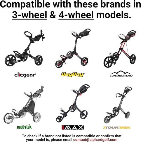 Alphard Club Booster V2Pro – Convert Your Push Cart into a Motorized, Electric Remote-Controlled Golf Caddie - New 2025 V2Pro with Permanently Attached Wheelie Bars in Saudi Arabia