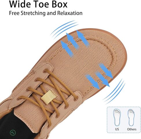 Men's Barefoot Shoes Wide Toe Box Minimalist Shoes for Men Zero Drop Sole Non Slip Walking Running Sneakers in Saudi Arabia