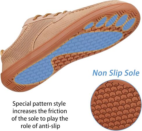 Men's Barefoot Shoes Wide Toe Box Minimalist Shoes for Men Zero Drop Sole Non Slip Walking Running Sneakers in Saudi Arabia