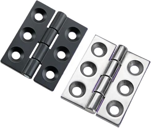 Heavy Duty Large Hole Fastening Hinge Zinc Alloy Industrial Machinery Equipment Cabinet Doors 1Pcs(XG02-042-1-2) in Saudi Arabia