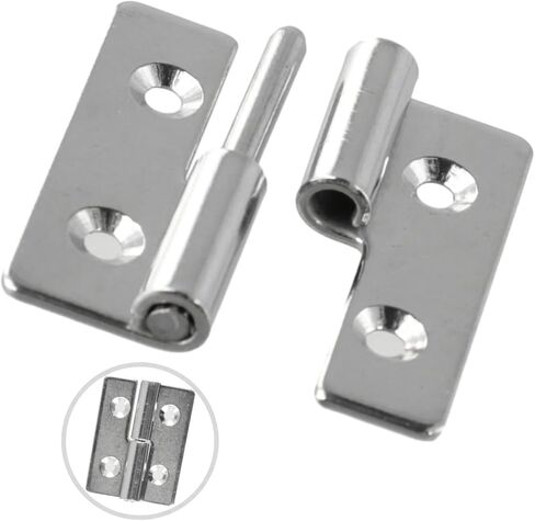Versatile Stainless Steel Removable Hinge Heavy Duty Casement Hinge Hardware 40 * 30 * 1.5mm 1Pcs(40x30x1.5 Right) in Saudi Arabia